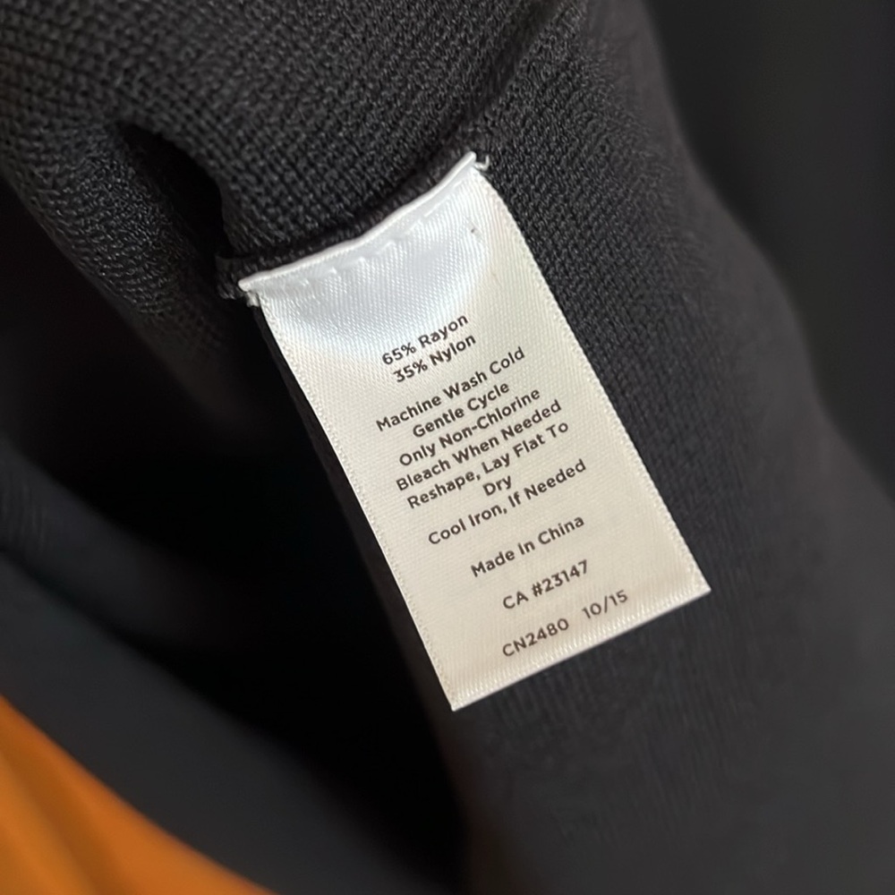 Talbots, Size Large, Dress Black and White - Picture 6 of 11